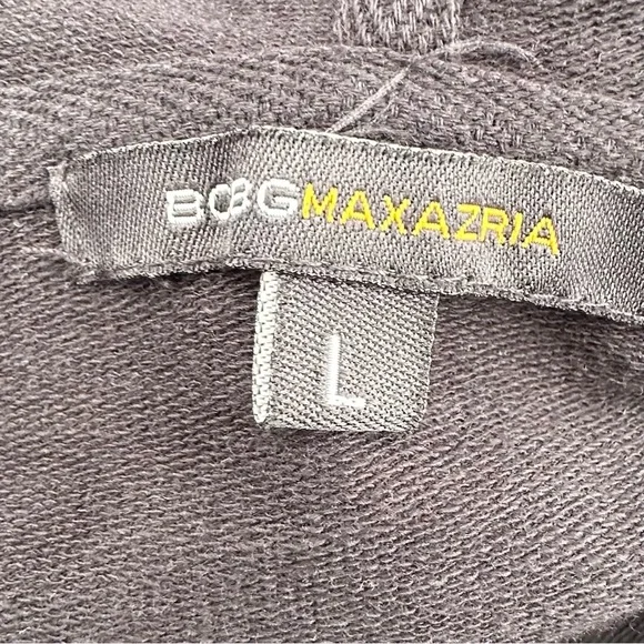 BCBGirls Vintage Y2K Black Short Sleeve Quarter Zip Hoodie Logo Large - Picture 10 of 12